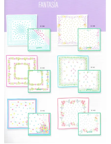 Caja 6 Pañuelos Sra Estampado